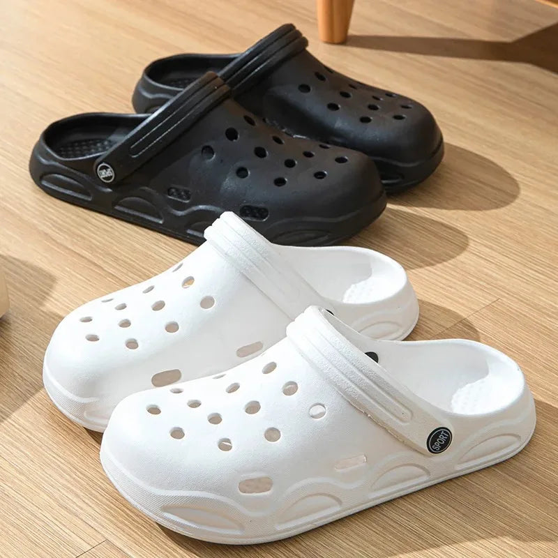 Summer Hollow Out Closed Toe Sandals