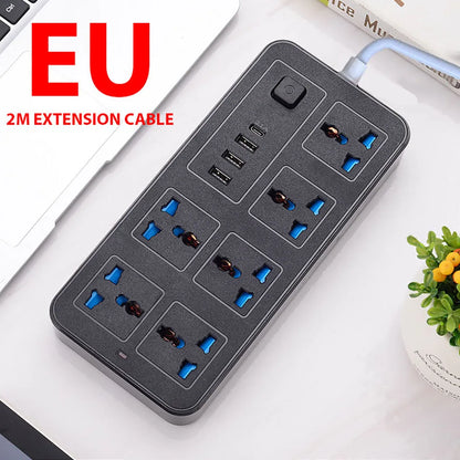Universal Power Strip TypeC USB Port