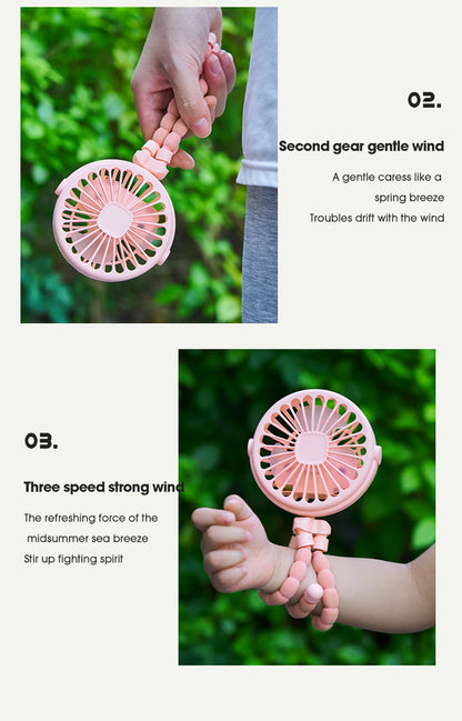Portable Oscillating Pram Mini Fan Mini