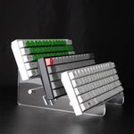 Load image into Gallery viewer, Acrylic Keyboard Stand 3-Tier Display Holder - BestShop
