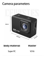 Load image into Gallery viewer, Action Camera 4K 60fps With Remote Control Sport Camera - BestShop
