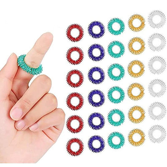 Acupressure Ring Set for Stress Reducer Massager - BestShop