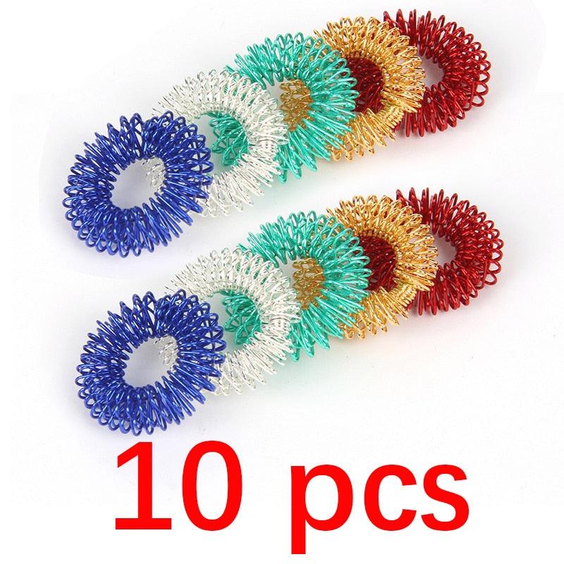 Acupressure Ring Set for Stress Reducer Massager - BestShop