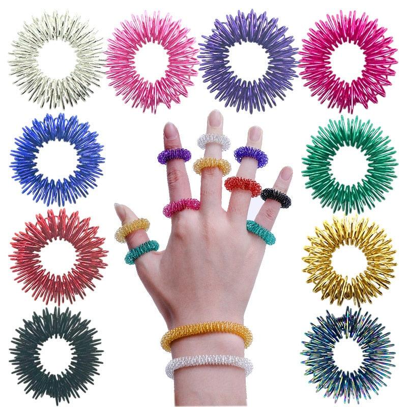 Acupressure Ring Set for Stress Reducer Massager - BestShop