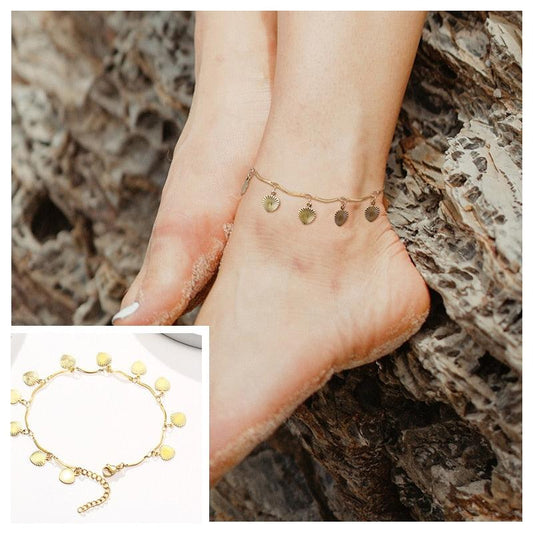 Adjustable Summer Beach Snake Chain Anklet - BestShop