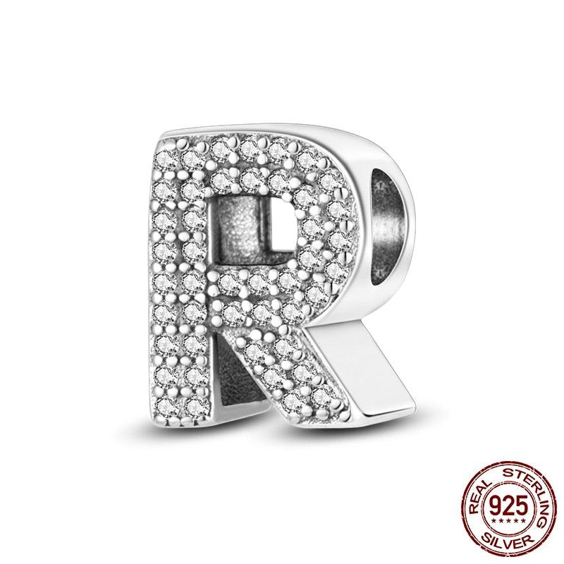 Alphabet Beads 925 Sterling Silver LOVE Letter Charm - BestShop