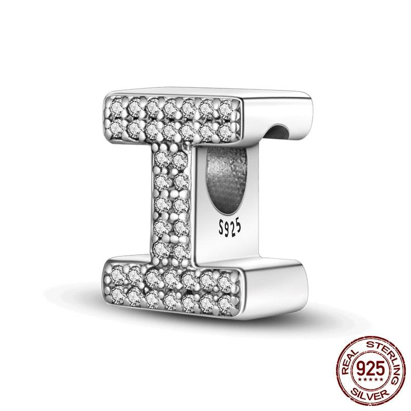 Alphabet Beads 925 Sterling Silver LOVE Letter Charm - BestShop