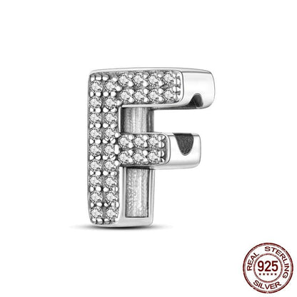 Alphabet Beads 925 Sterling Silver LOVE Letter Charm - BestShop