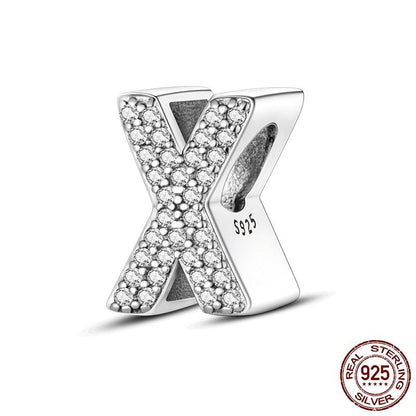 Alphabet Beads 925 Sterling Silver LOVE Letter Charm - BestShop