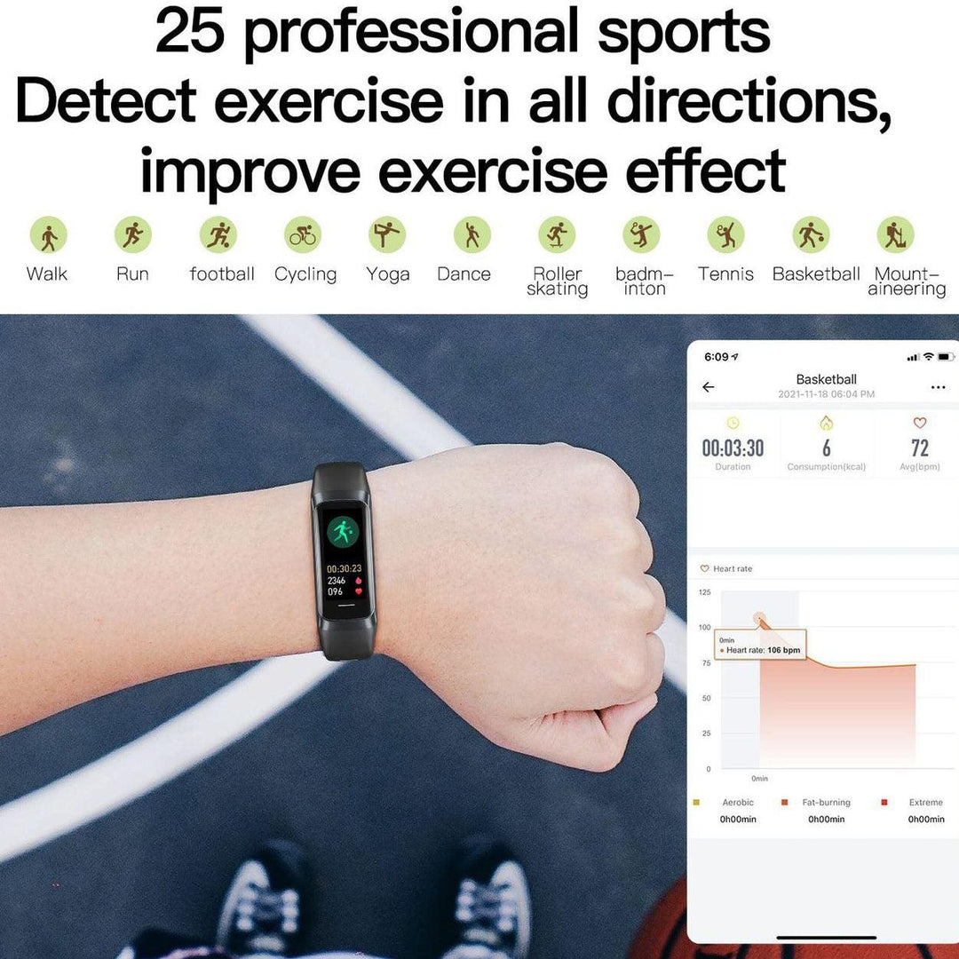 Amoled Smart Watch Heart Rate Band - BestShop