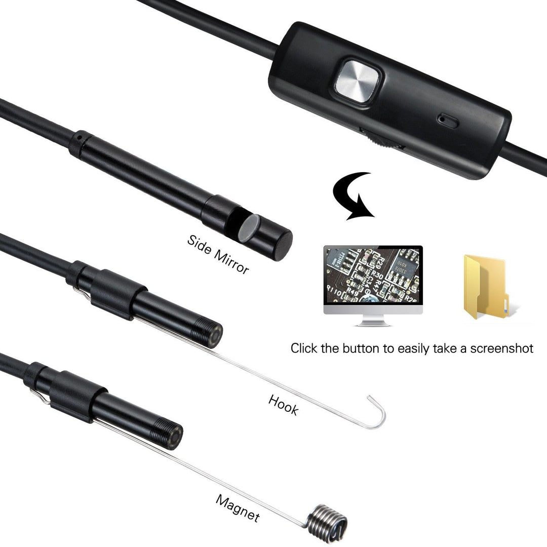 Android Endoscope 3 In 1 Borescope Inspection Camera - BestShop