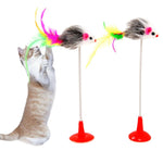 Load image into Gallery viewer, Artificial Feather Colorful Cat Teaser - BestShop
