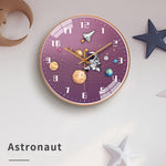 Load image into Gallery viewer, Astronaut Exploration Wall Clock Children Bedroom - BestShop
