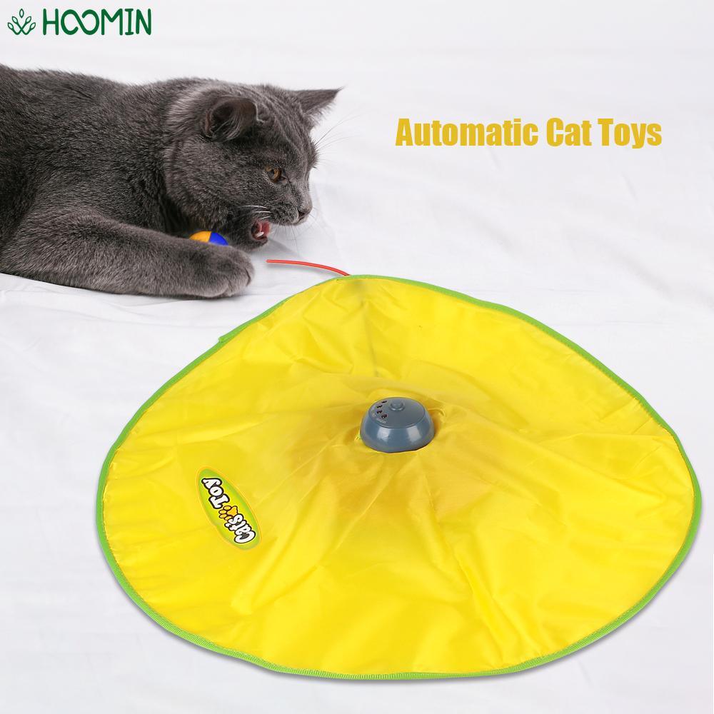 Automatic 4 Speeds Moving Feather Interactive Cat Toy - BestShop