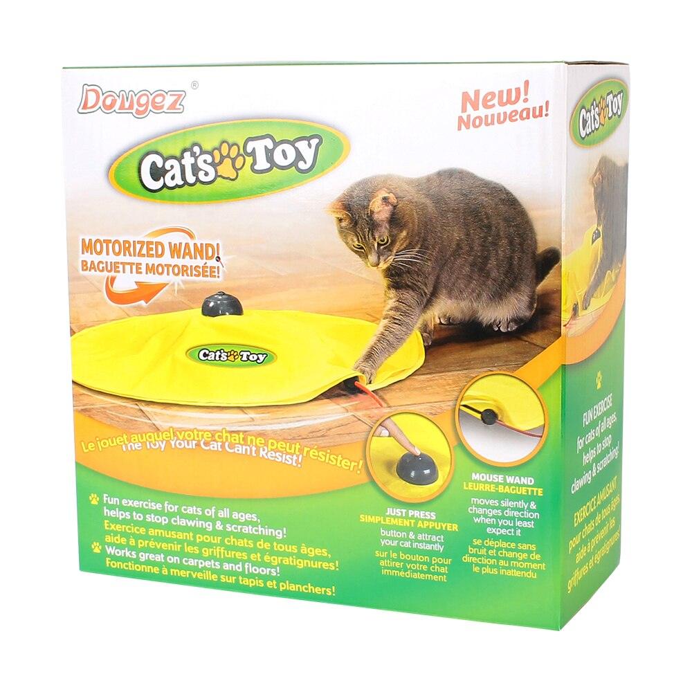 Automatic 4 Speeds Moving Feather Interactive Cat Toy - BestShop