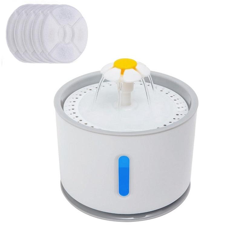 Automatic Pet Cat Water Fountain with LED Lighting - BestShop