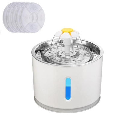 Automatic Pet Cat Water Fountain with LED Lighting - BestShop