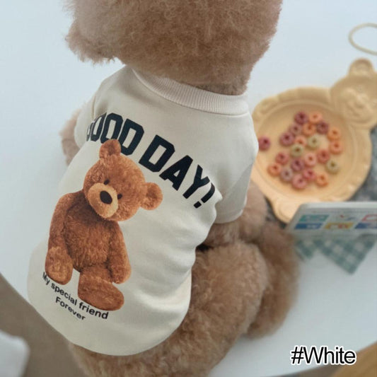 Autumn Winter Cartoon Bear Pet Hoodie - BestShop