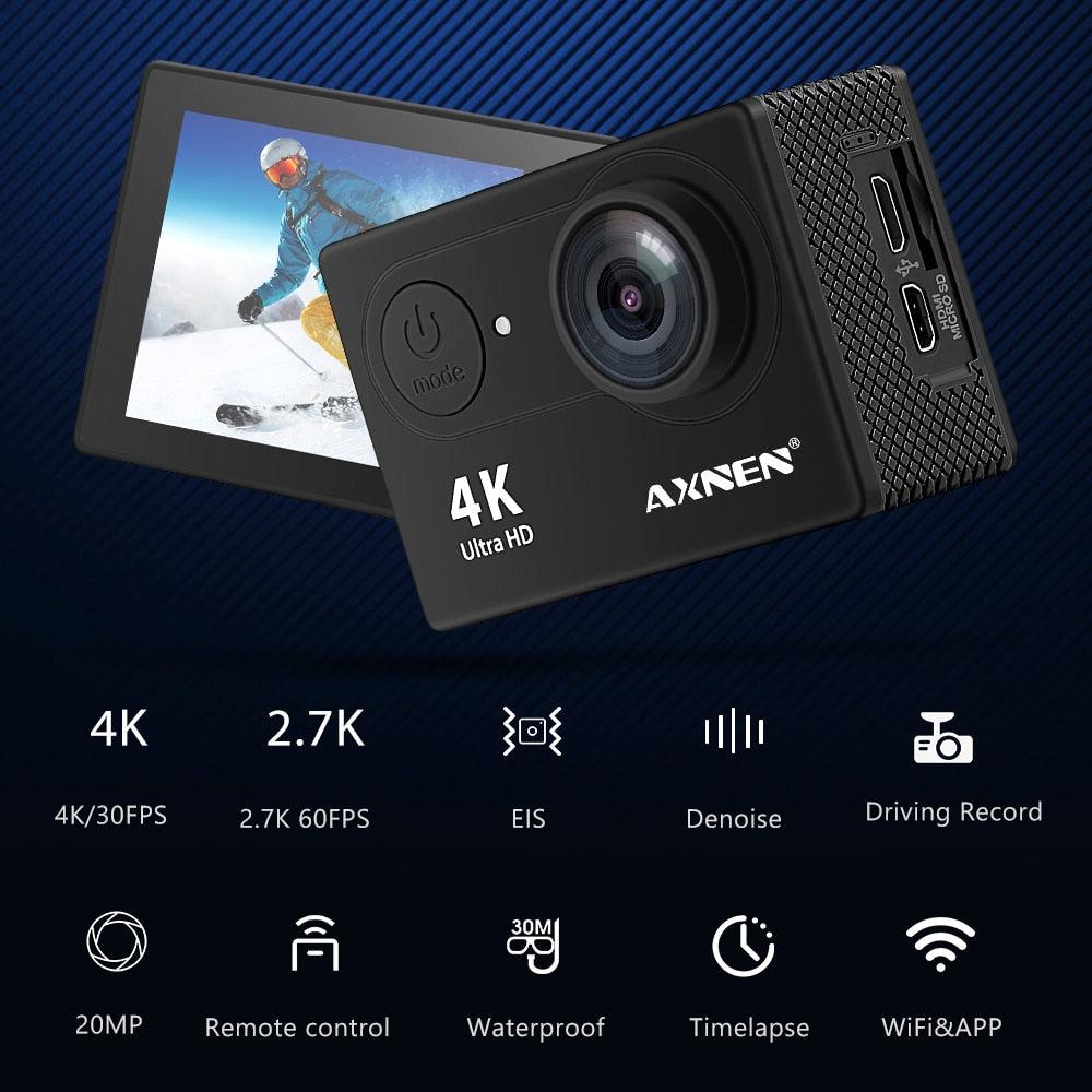 Axnen Action Camera H9R 1080P 60PFS Sports Cam - BestShop
