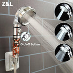 Load image into Gallery viewer, Bathroom 3 Modes High Pressure Shower Head - BestShop
