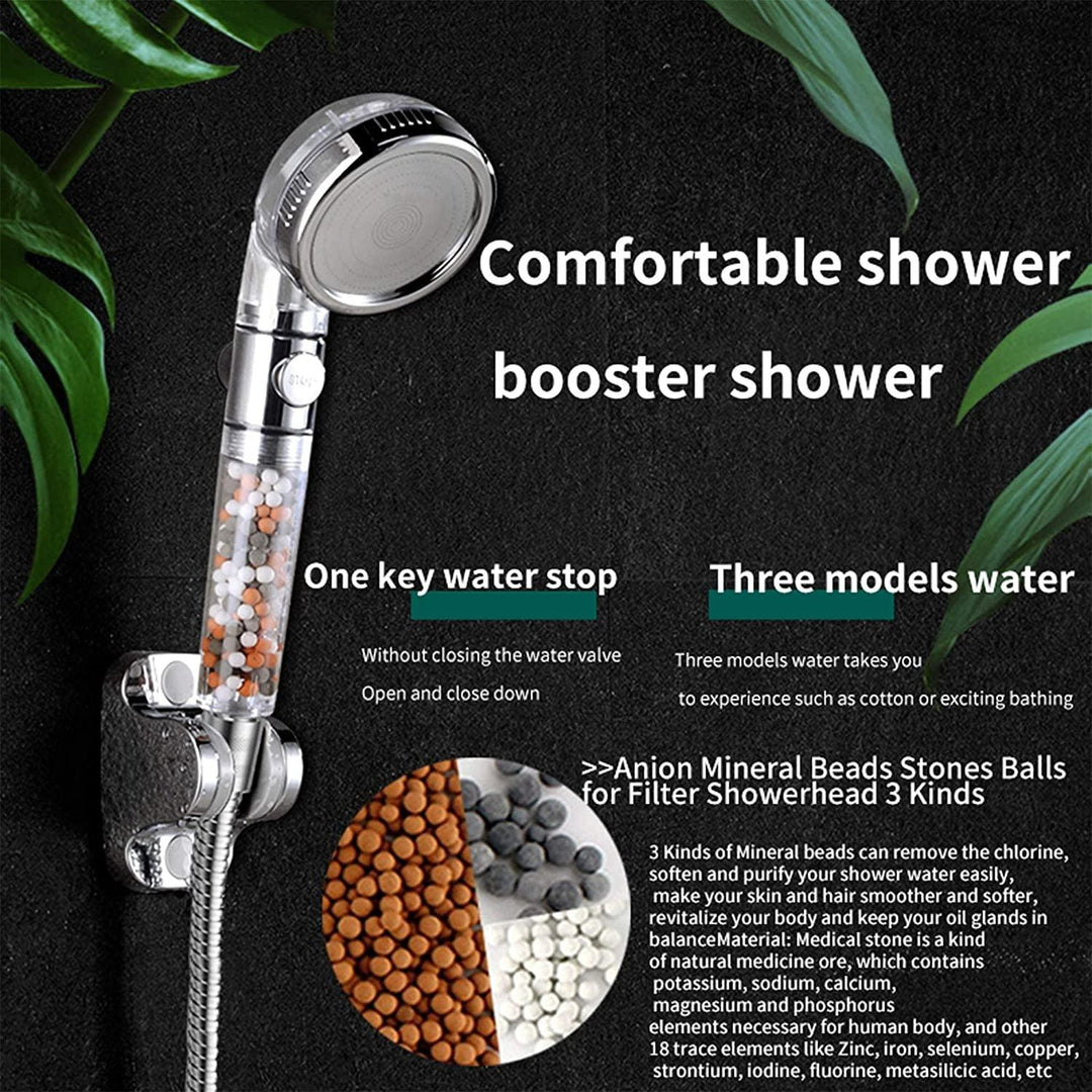Bathroom 3 Modes High Pressure Shower Head - BestShop