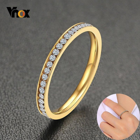 Bling CZ Stones Ring - BestShop