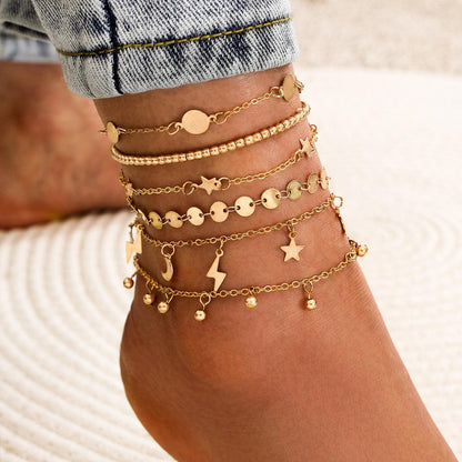 Bohemia Shell Chain Anklet Sets Ankle Bracelet - BestShop