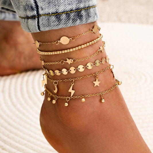 Bohemia Shell Chain Anklet Sets Ankle Bracelet - BestShop