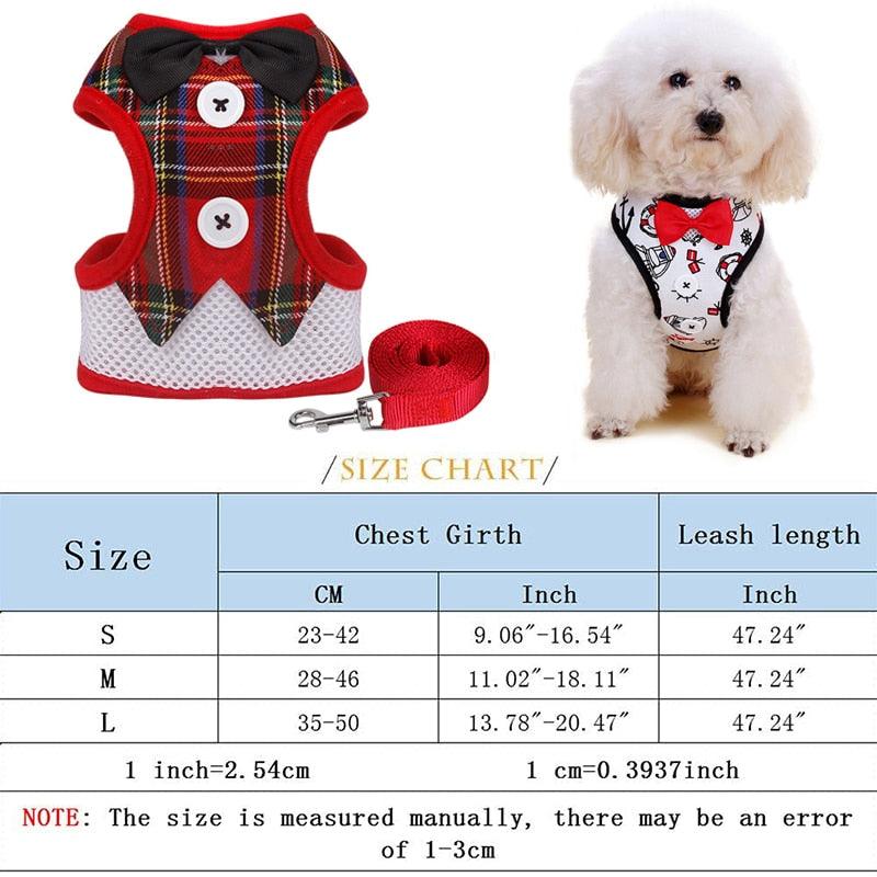 Bow Collars Necktie Harness for Small Medium Dogs & Cats - BestShop