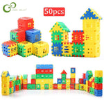 Load image into Gallery viewer, Building Blocks Baby Paradise House spelling puzzle 50pcs - BestShop
