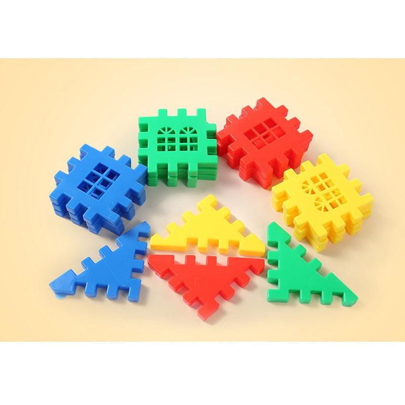 Building Blocks Baby Paradise House spelling puzzle 50pcs - BestShop