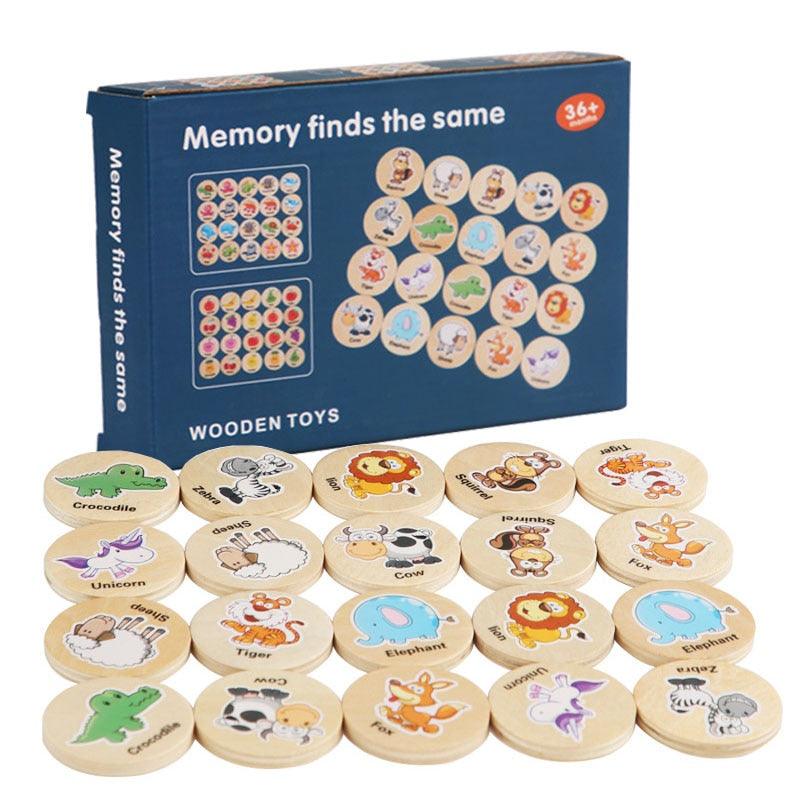 Cartoon Animal Memory Chess Thinking Training Toys - BestShop