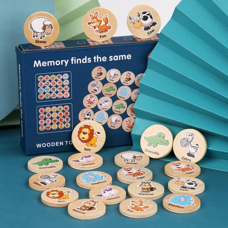 Cartoon Animal Memory Chess Thinking Training Toys - BestShop
