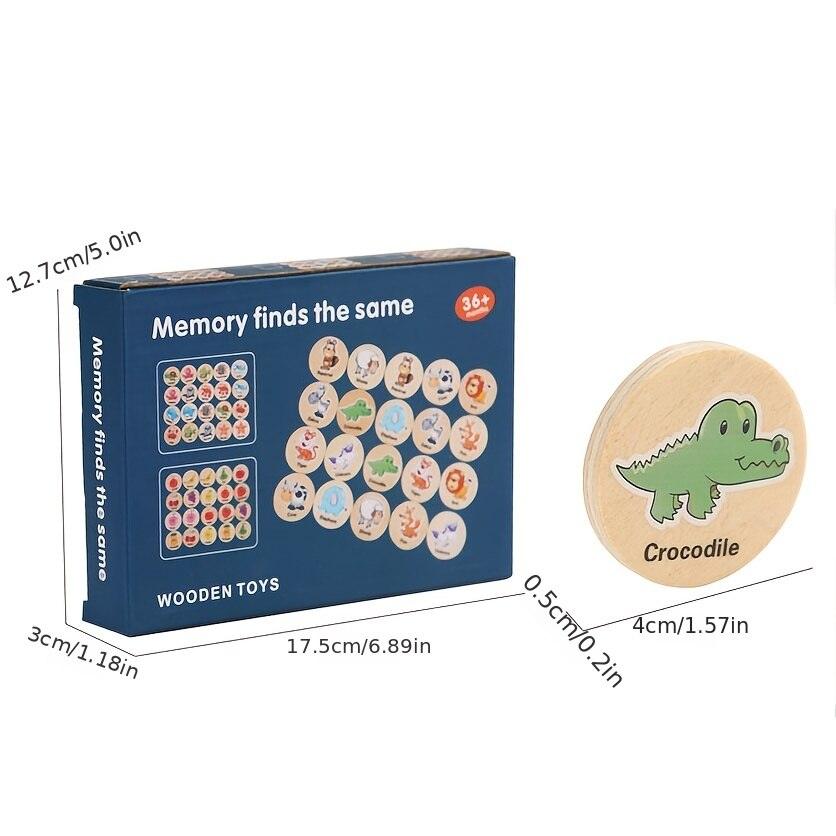 Cartoon Animal Memory Chess Thinking Training Toys - BestShop