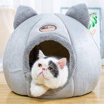 Load image into Gallery viewer, Cat Warm Basket Cozy Kitten Lounger bed - BestShop
