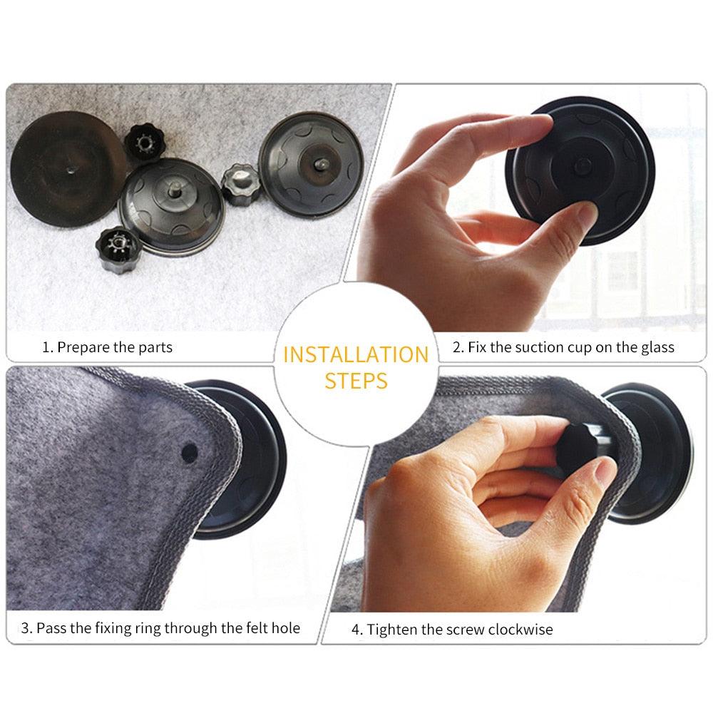 Cat Window Hammock With Strong Suction Cups - BestShop