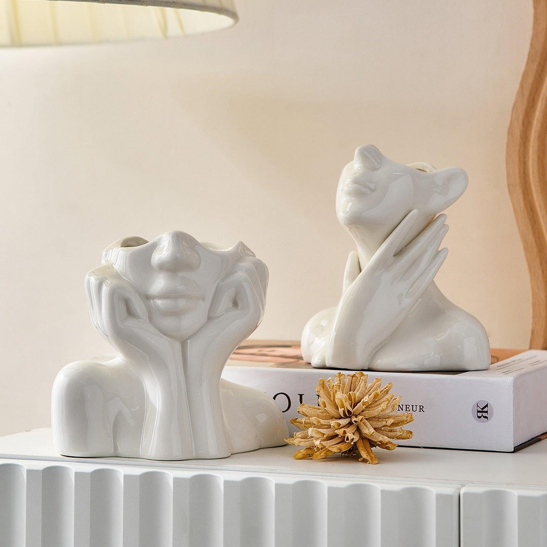 Ceramic Vase Sculptures Figurines - BestShop
