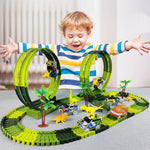 Load image into Gallery viewer, Climbing Dinosaur Track Toy Set - BestShop
