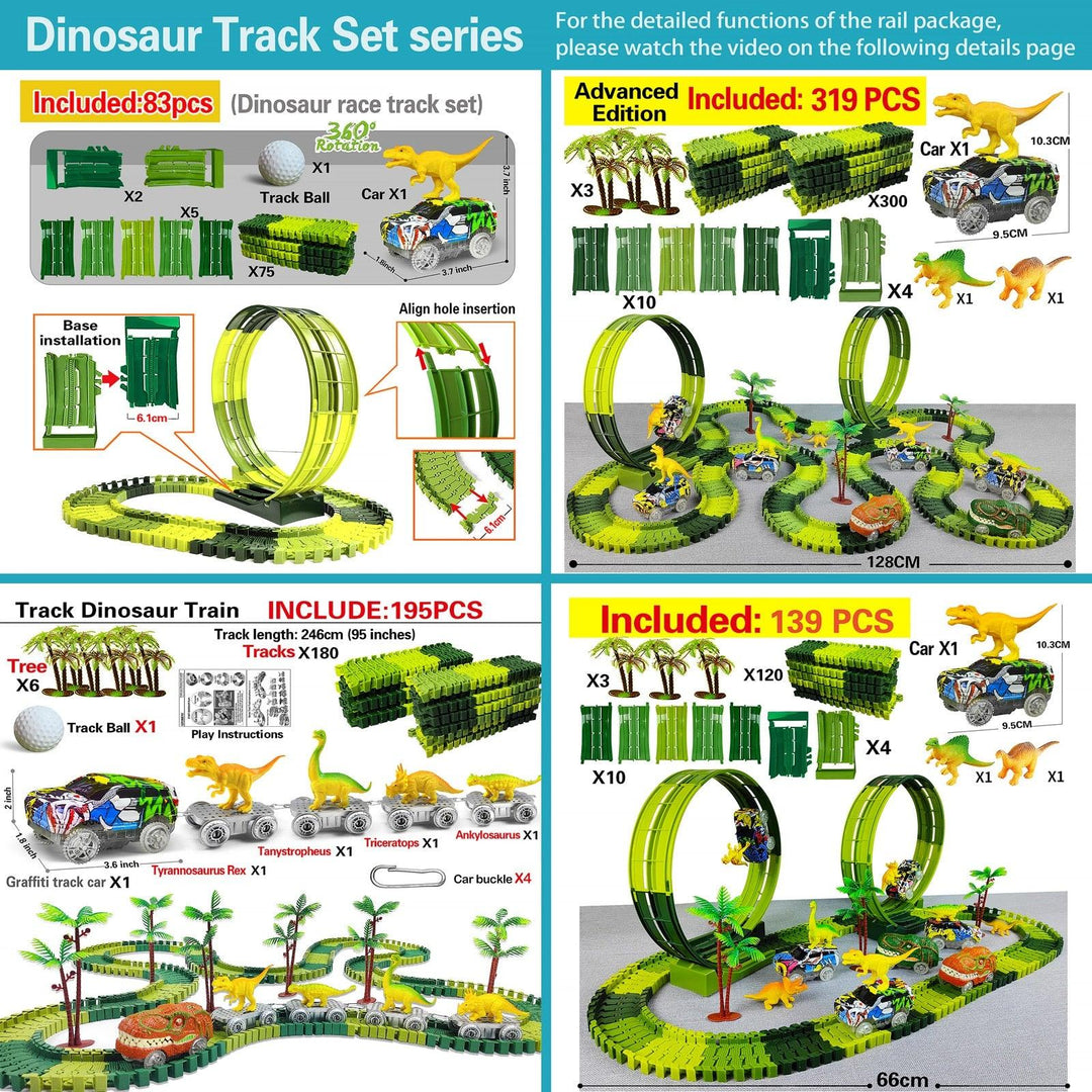 Climbing Dinosaur Track Toy Set - BestShop