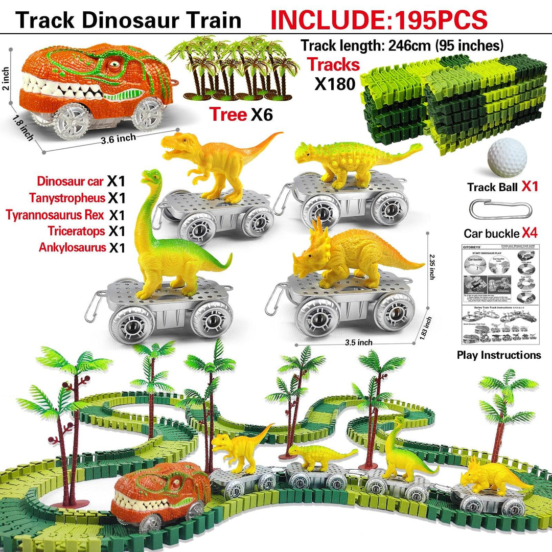 Climbing Dinosaur Track Toy Set - BestShop