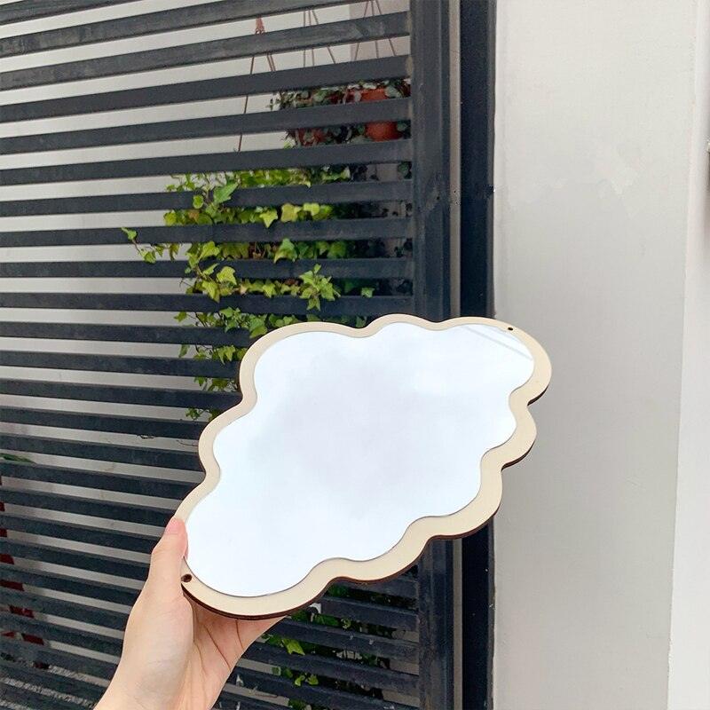 Cloud Wood Make-Up Decorative Mirror - BestShop