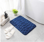 Load image into Gallery viewer, Cobblestone Embossed Bathroom Bath Mat - BestShop
