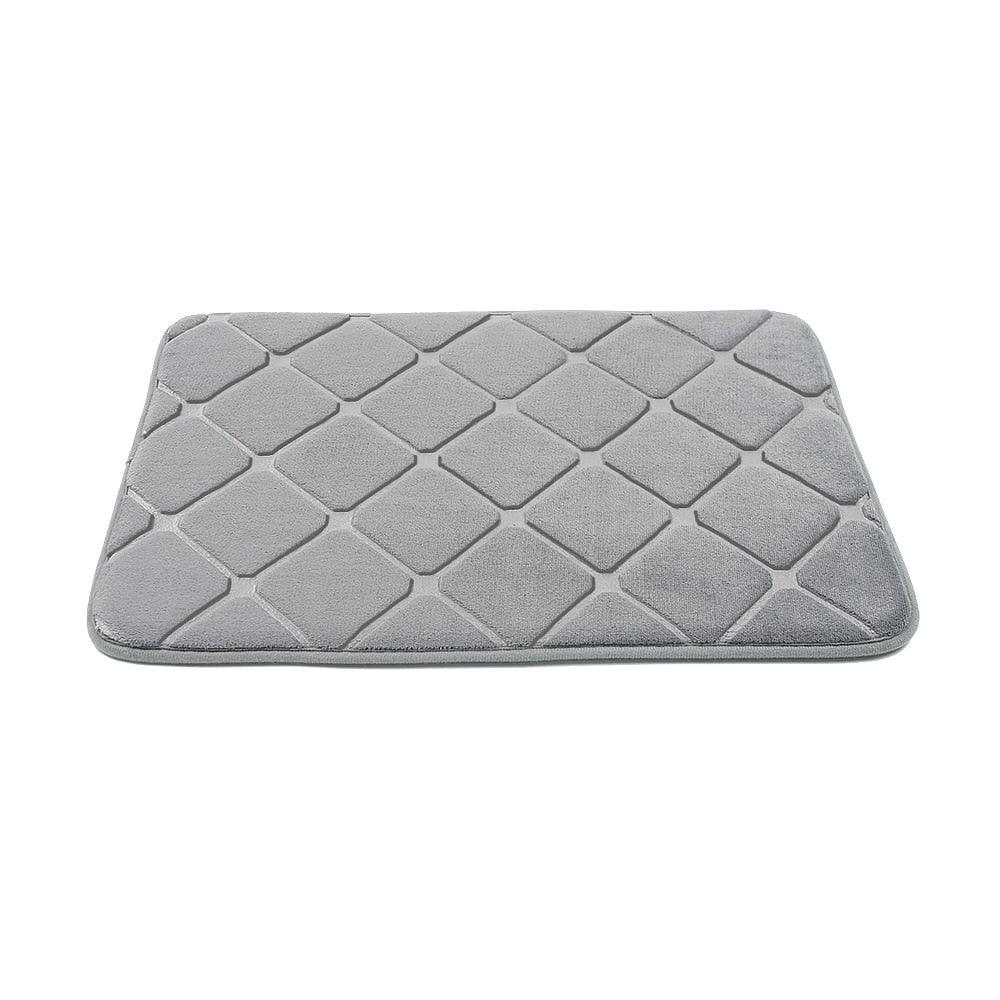 Cobblestone Embossed Bathroom Bath Mat - BestShop