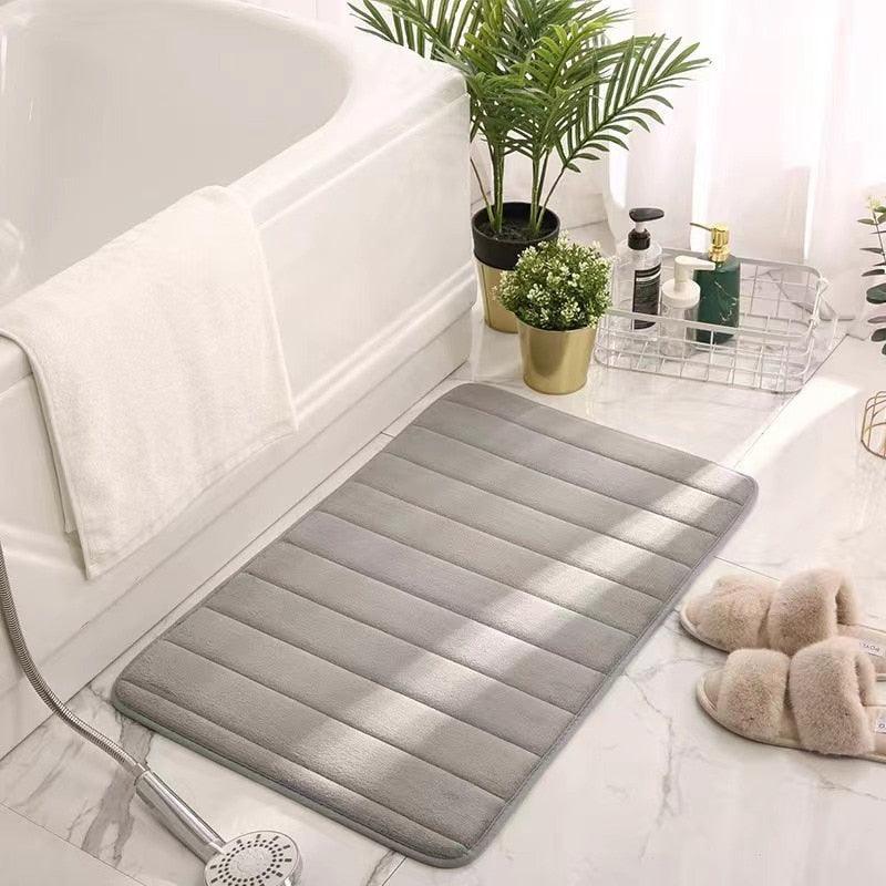 Cobblestone Embossed Bathroom Bath Mat - BestShop