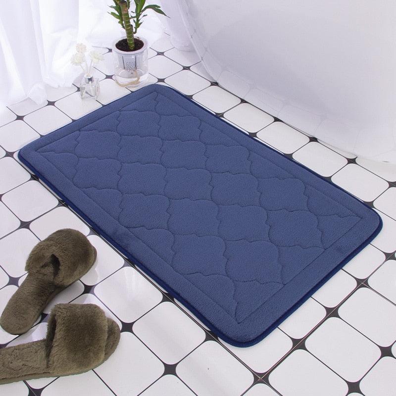 Cobblestone Embossed Bathroom Bath Mat - BestShop