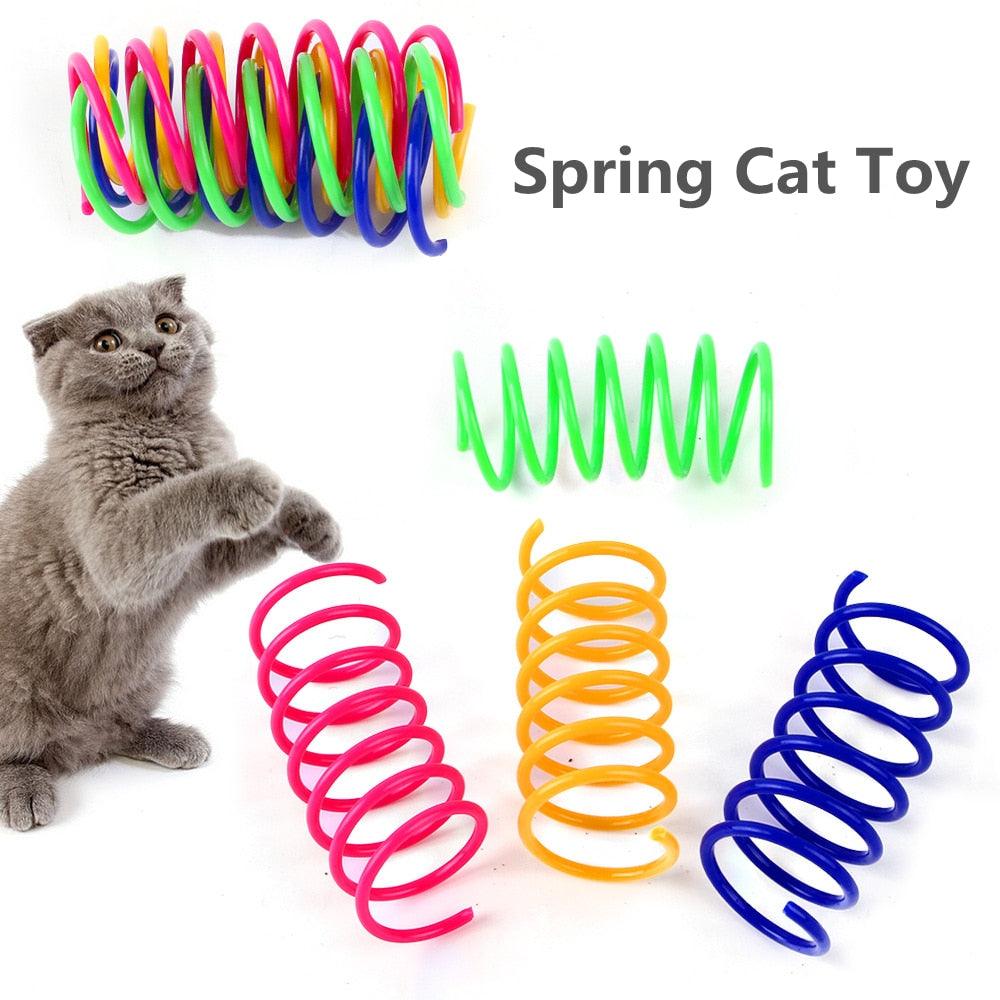 Colorful Springs Cat Toy - BestShop