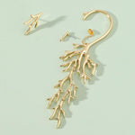 Load image into Gallery viewer, Coral Asymmetric Chain Set Earrings - BestShop