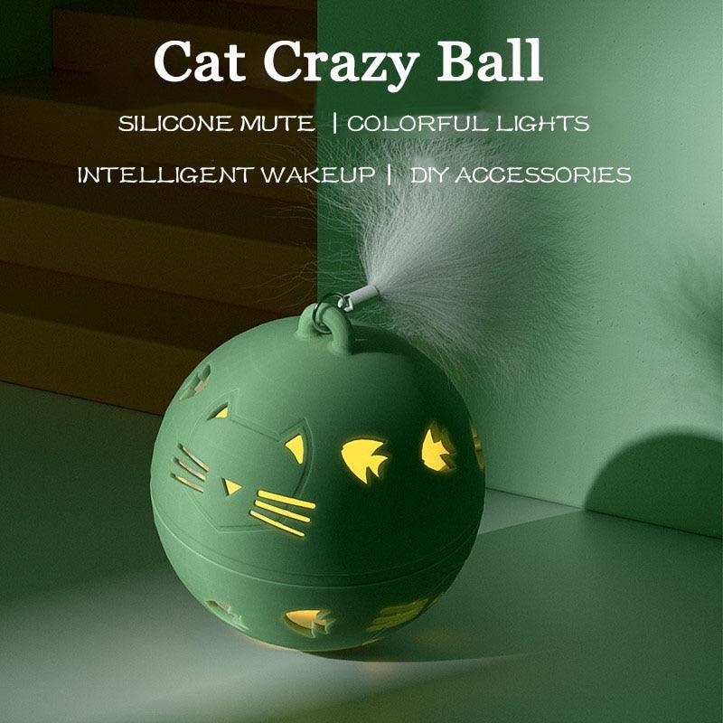 Crazy Interactive Cat Toy Ball Self-moving - BestShop