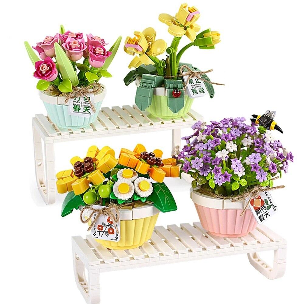 Creative Building Blocks Flowe - BestShop