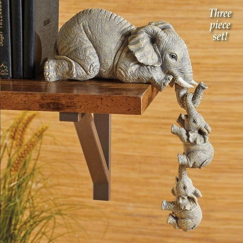 Cute Elephant Figurines Resin Crafts - BestShop